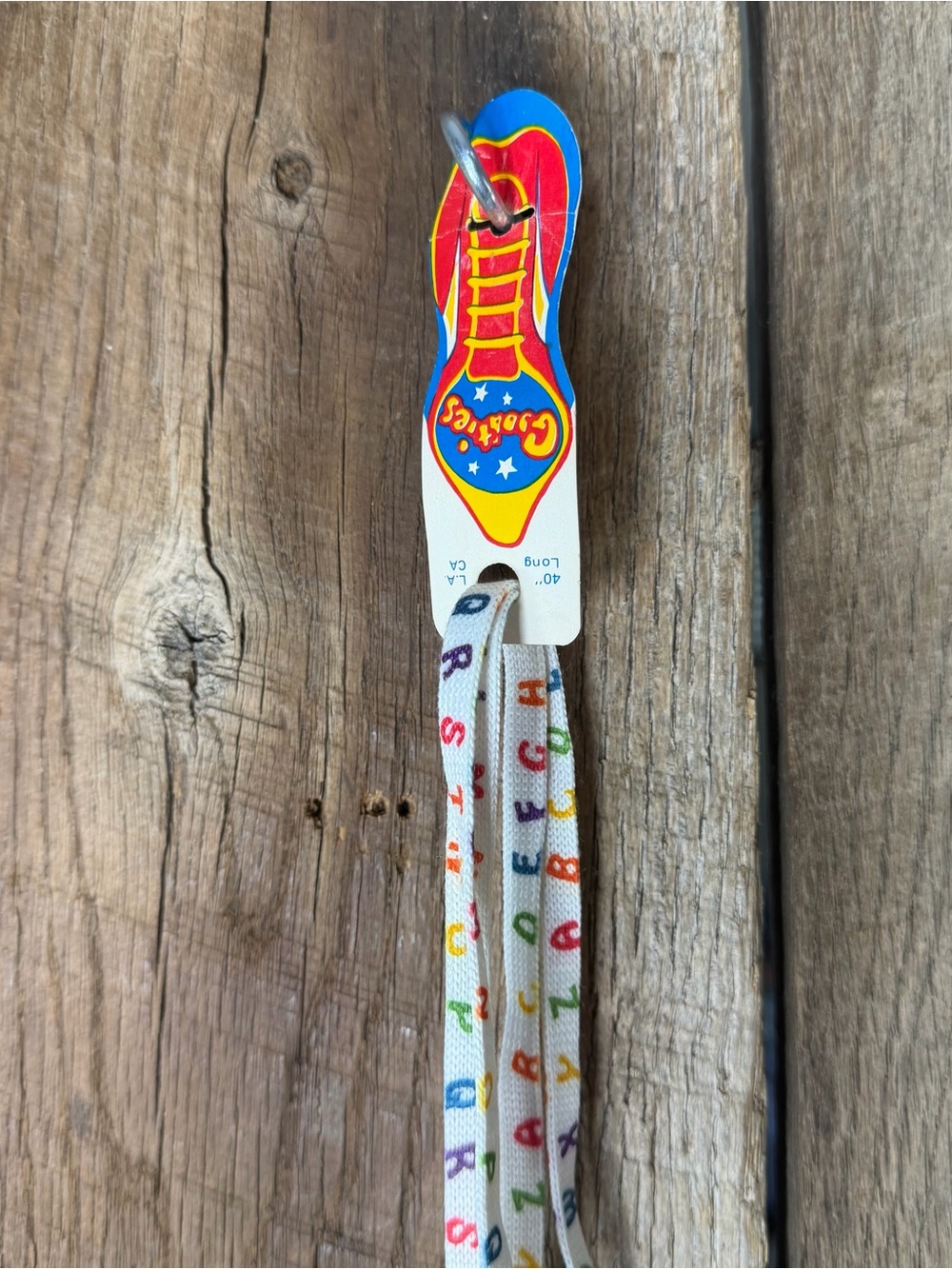 1980's Goodties Alphabet Shoe Laces Brand New